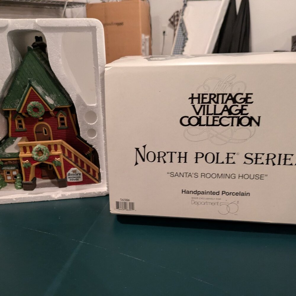 Department 56 North Pole Series Santa's Rooming House